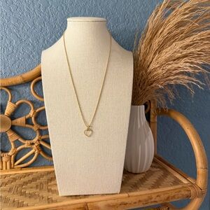 Electric Picks Gold Heart Necklace